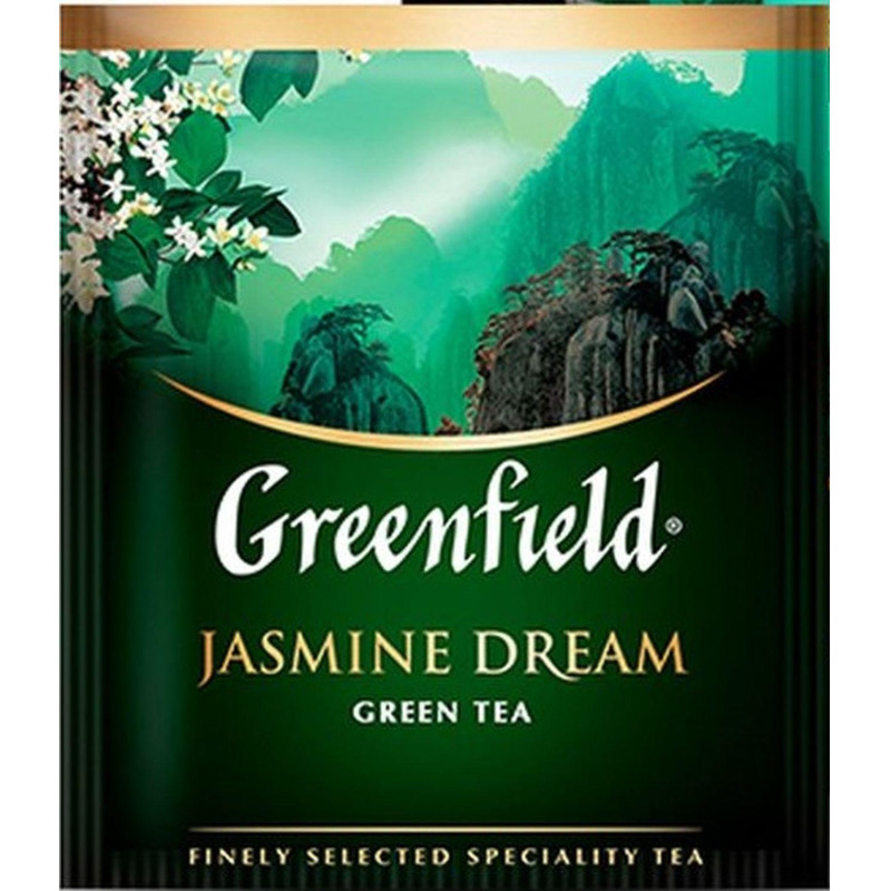 Чай Greenfield Jasmin Dream зеленый,100пак/уп 0586-09