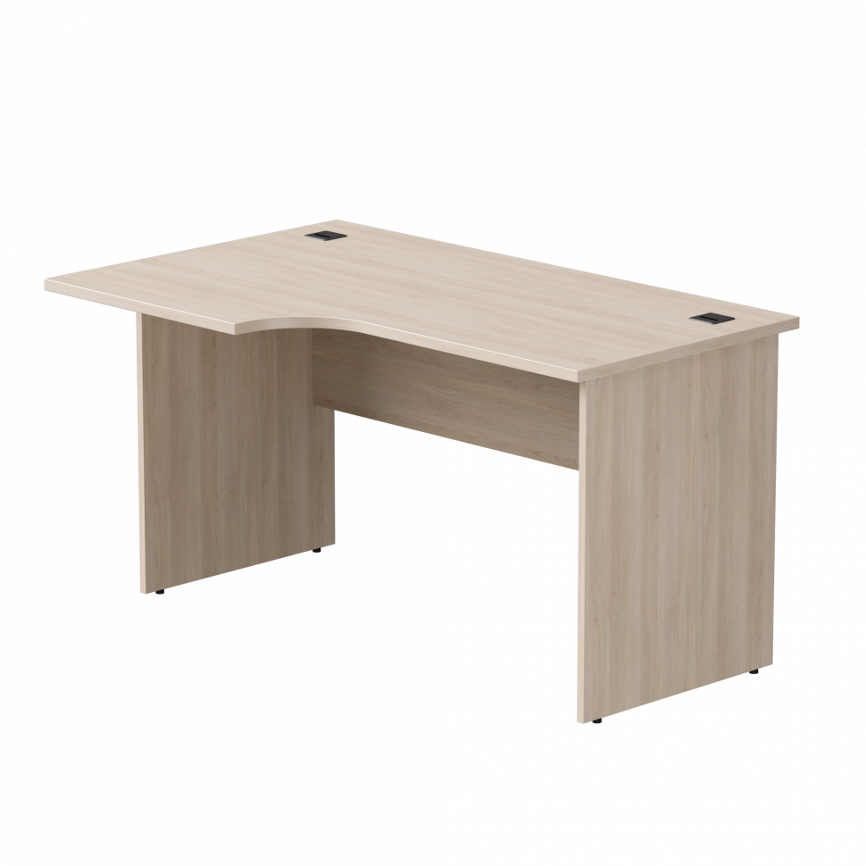 Стол эргономичный левый Everprof EVO (ЭВО) опоры ЛДСП 1380х670(870)x755 мм Дуб Соната