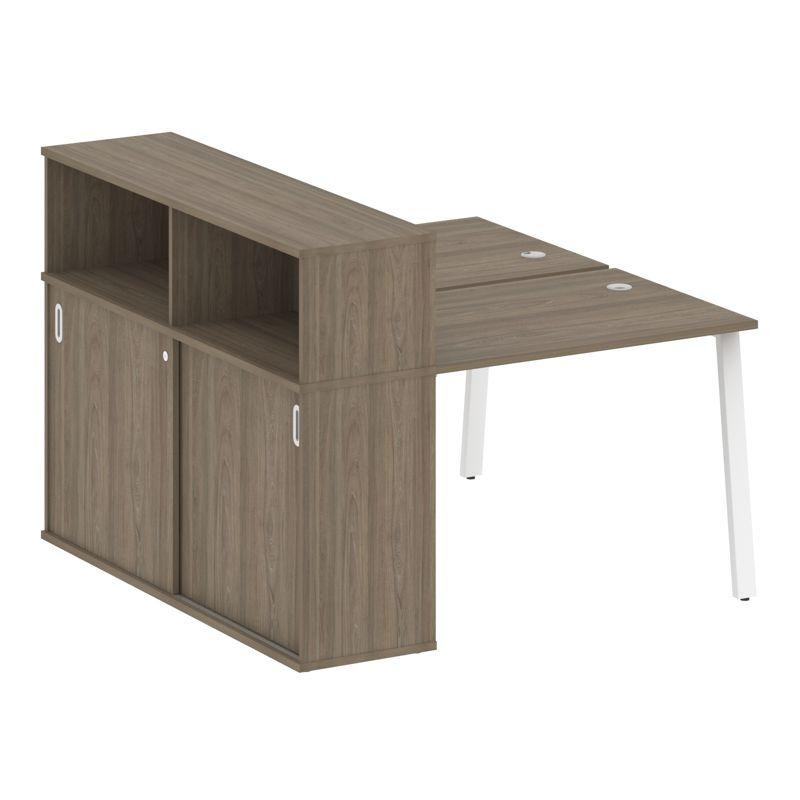 Metal System Рабочая станция с шкафом-купе на А-образном м/к БА.РС-СШК-2.1 Т Вяз Благородный/Металл Metal System Рабочая станция с шкафом-купе на А-образном м/к БА.РС-СШК-2.1 Т Вяз Благородный/Металл