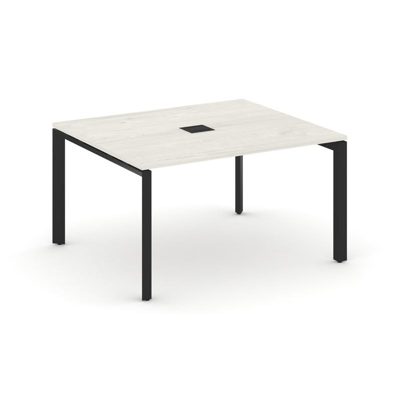 Style Project Стол переговорный SN-59P.SPRG-032 Дуб Наварра/Металл Черный 1180*1180*750