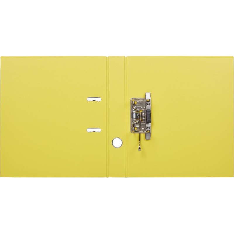 Папка-регистратор Strong Line 50мм, желтый, ПБП2, карм.кор