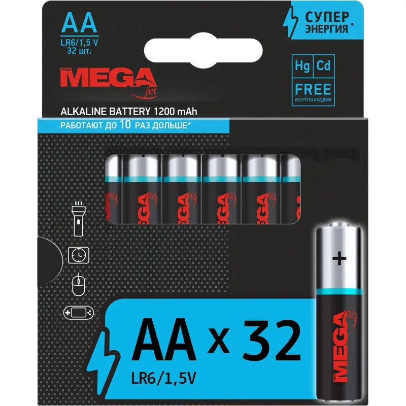 Батарейка AA/LR06 уп/32шт      