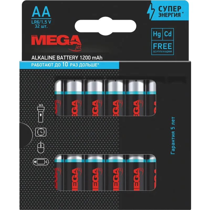 Батарейка AA/LR06 уп/32шт      