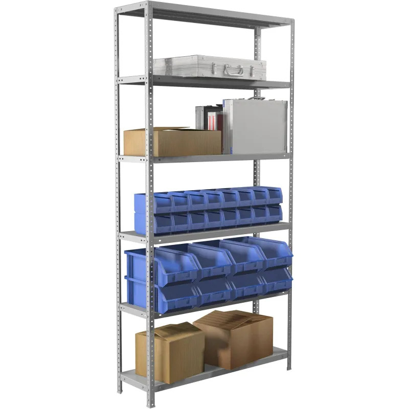 Стеллаж 0MX_СТМ медицинский MS 220/100х30/6 (6 полок)