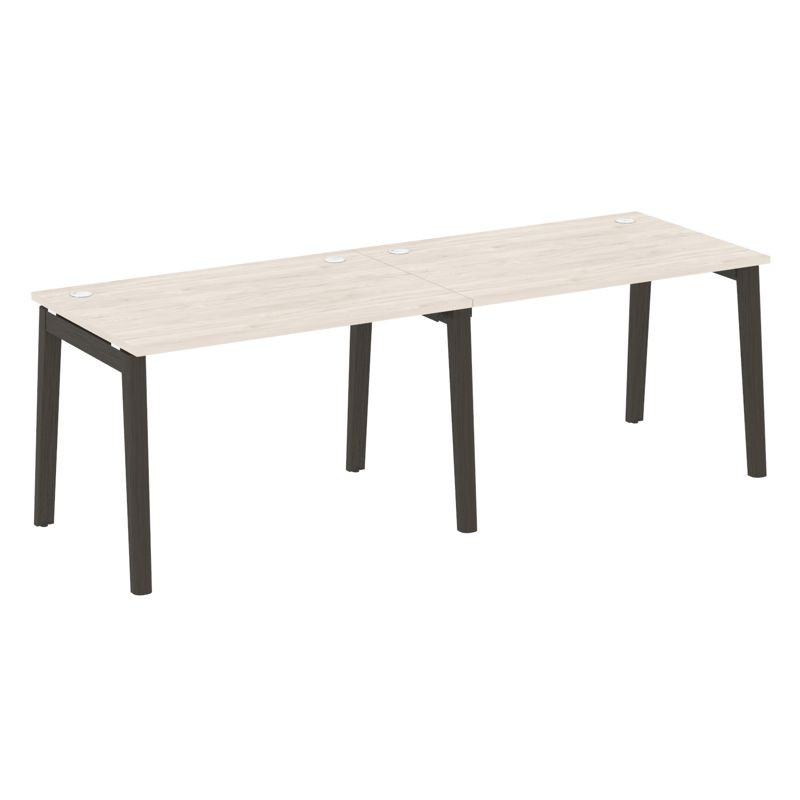 Onix Wood Рабочая станция OW.RS-2.2.8 Денвер Светлый/Дуб Темный/Металл Антрацит 2360*800*750 Onix Wood Рабочая станция OW.RS-2.2.8 Денвер Светлый/Дуб Темный/Металл Антрацит 2360*800*750