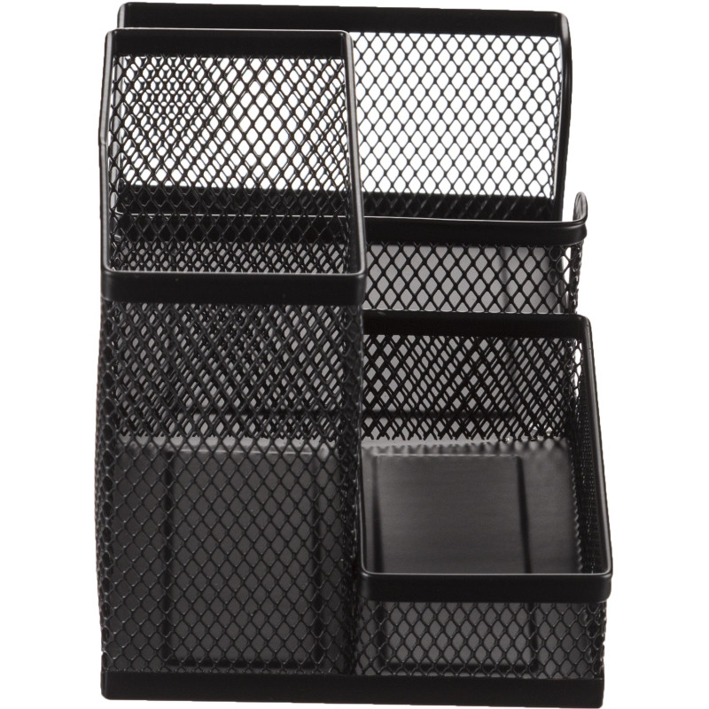 Подставка-органайзер M&amp;G 220x100x100 мм металл сетка черный