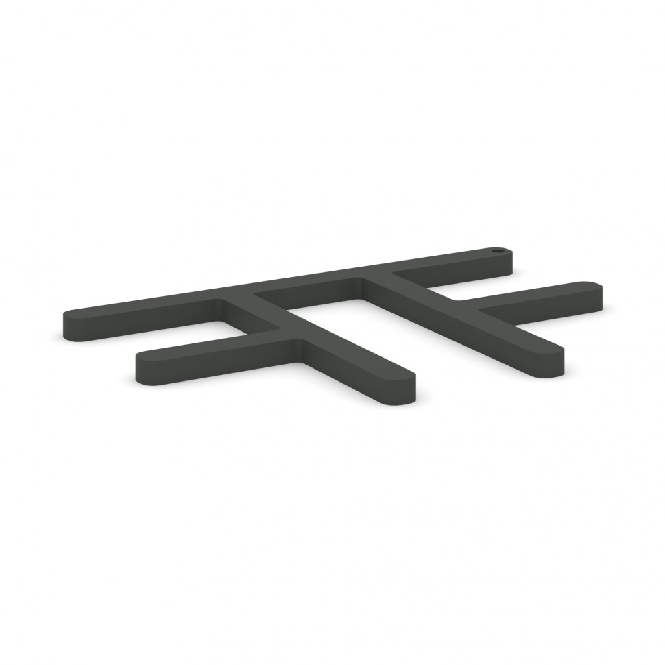 Concept Соединитель T-образный для бенча - 1шт CN.S-TOB-TI Металл Антрацит 79*53*2