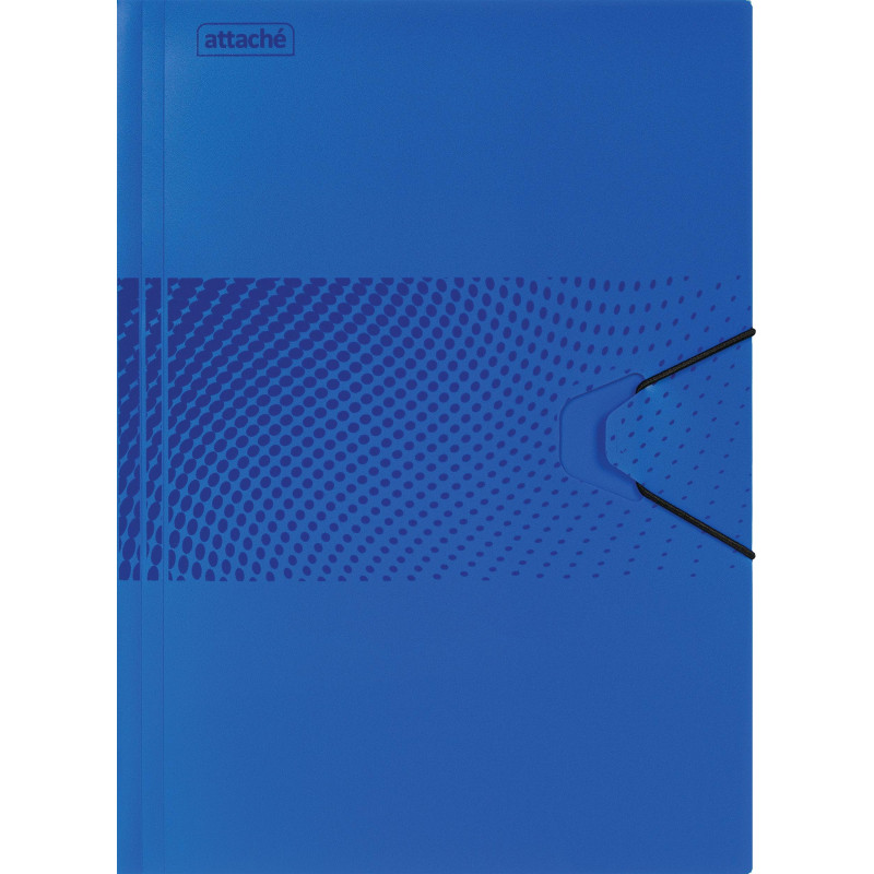 Папка на резинках Attache  Digital, синий