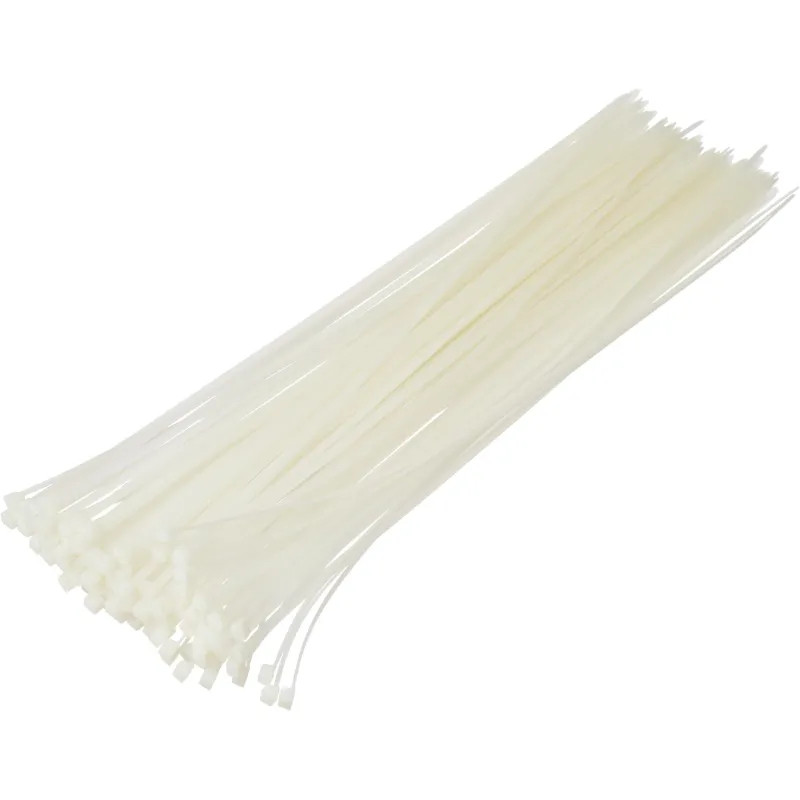 Хомут стяжка нейлоновая TOPFORT 5х400 (4,8х400 мм) белый 100 шт/уп