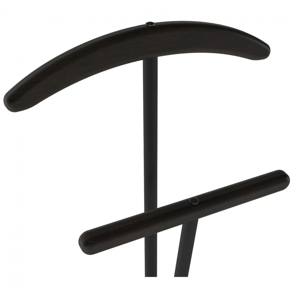 Вешалка KF_костюмная Напольная венге/черный (3453300508)