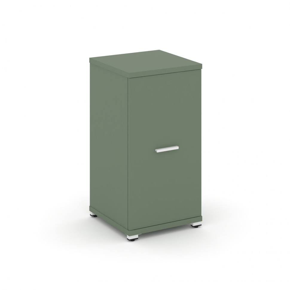 Concept Шкаф 1 узкая секция, 2 ниши CN.STU-213 W Кобо/Металл Белый 420*420*818