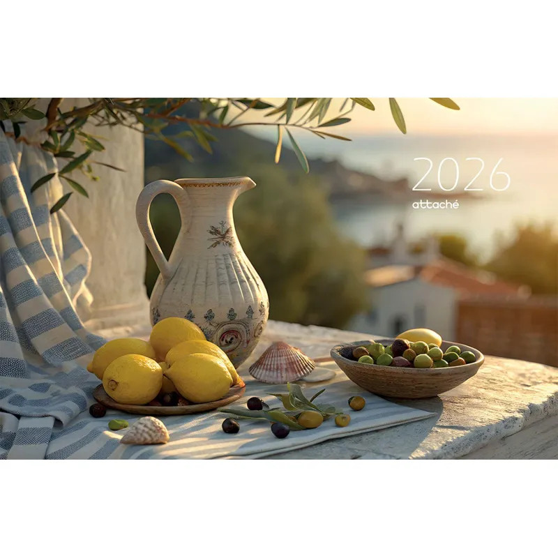 Календарь настенный 3-х блочный 2026 Attache, 305х675, Завтрак, 80г