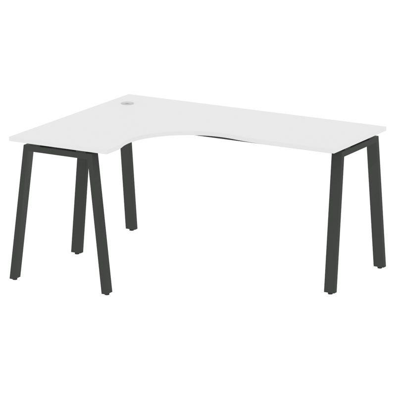 Metal System Стол криволинейный левый на А-образном м/к БА.СА-4 (L) Белый/Металл Антрацит 1600*1200* Metal System Стол криволинейный левый на А-образном м/к БА.СА-4 (L) Белый/Металл Антрацит 1600*1200*