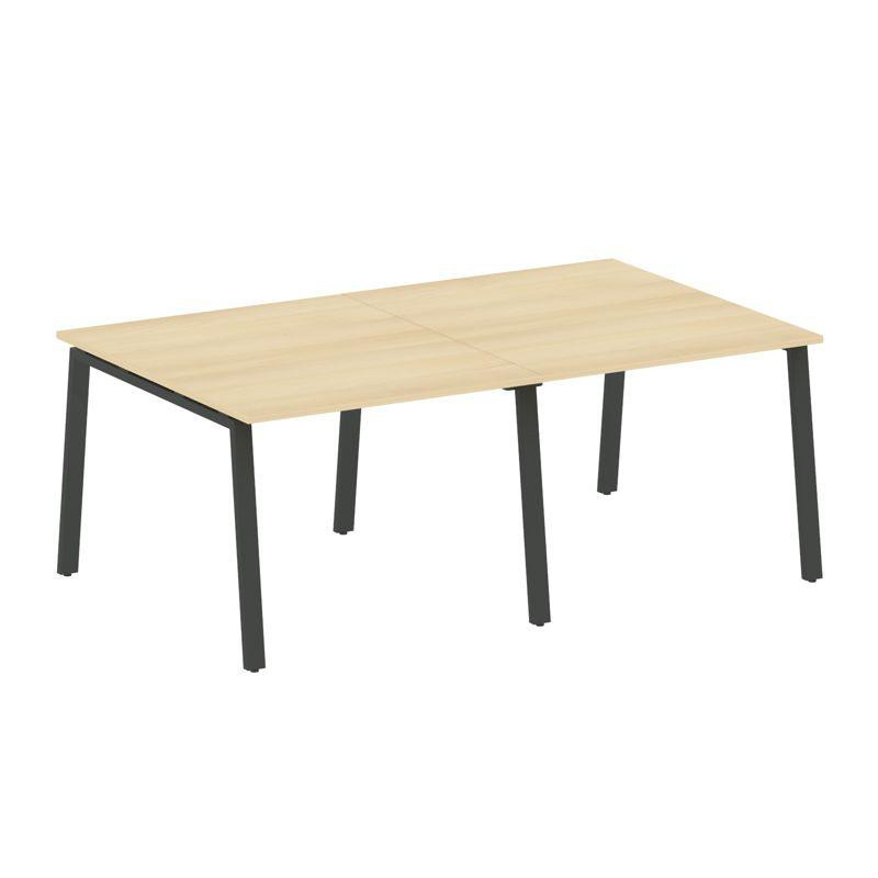 Metal System Переговорный стол (2 столешницы) на А-образном м/к БА.ПРГ-2.1 Акация Лорка/Металл Антра Metal System Переговорный стол (2 столешницы) на А-образном м/к БА.ПРГ-2.1 Акация Лорка/Металл Антра