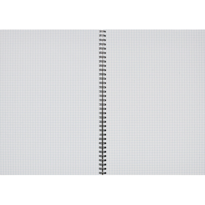 Тетрадь общая Attache Cristal,96л,клет,А4,спир,обл.мел.карт