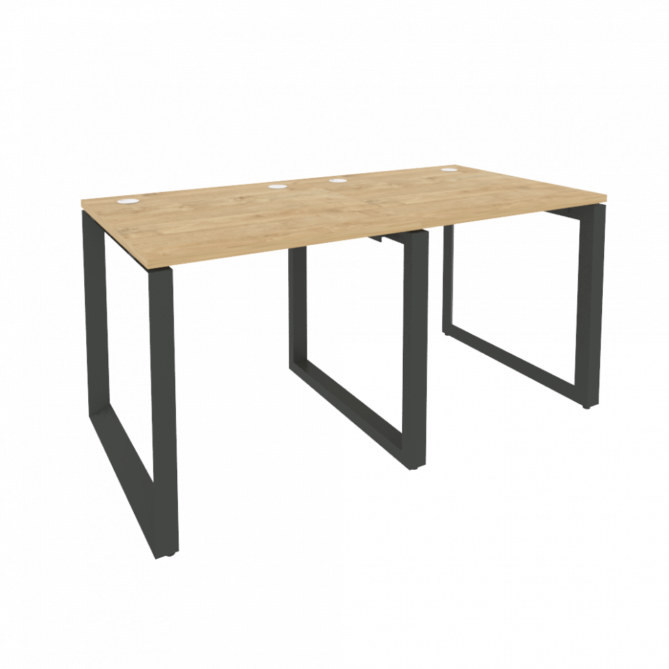 Onix Рабочая станция на О-образном м/к O.MO-RS-2.0.8 Тиквуд Светлый/Металл Антрацит 1560*800*750
