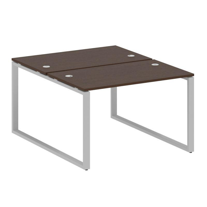 Metal System Рабочая станция на О-образном м/к БО.РАС-СП-2.2 Венге Цаво/Металл Серый 1200*1475*750