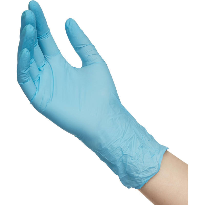 Перчатки нитрил. н/с. н/о ,голубые 150  NitriMax (S) 50п/уп, 3гр