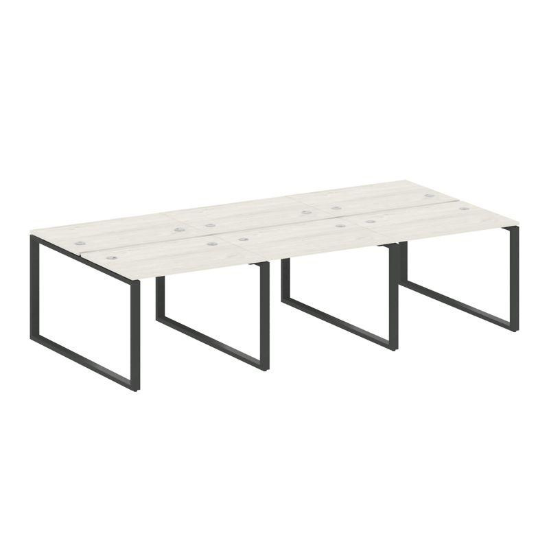 Metal System Рабочая станция на 6 мест на О-образном м/к БО.СМ-6.1 Дуб Наварра/Металл Антрацит 3000* Metal System Рабочая станция на 6 мест на О-образном м/к БО.СМ-6.1 Дуб Наварра/Металл Антрацит 3000*