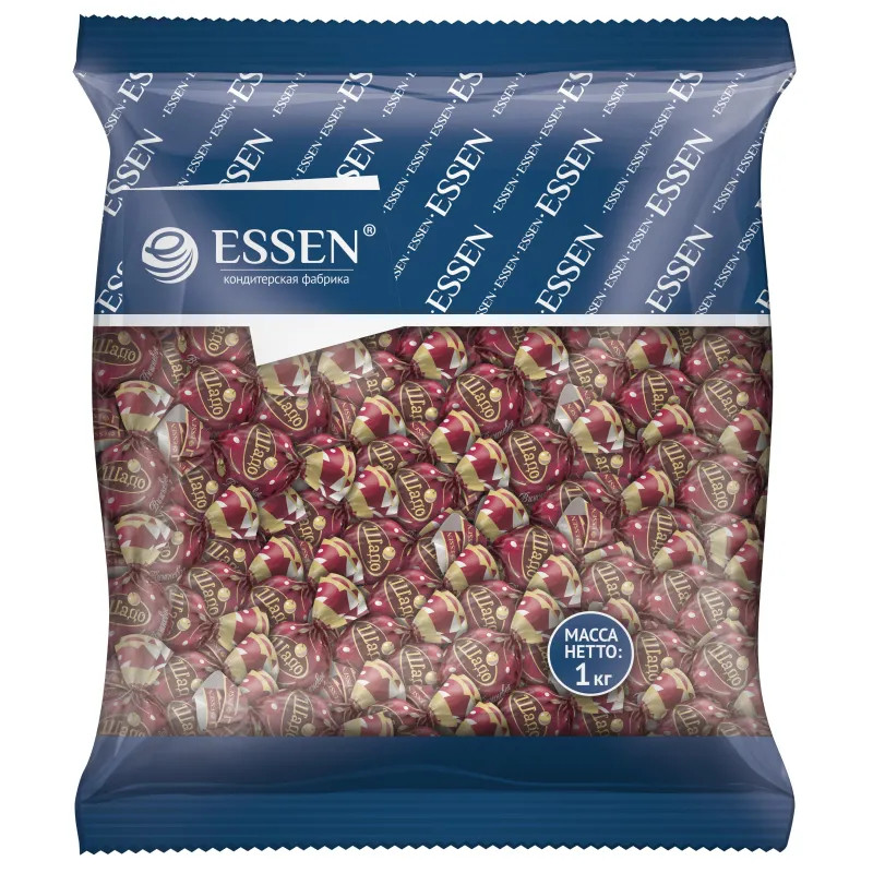 Конфеты Шадо Essen с желейно вишневой начин в шоколадной глазури, пак 1кг