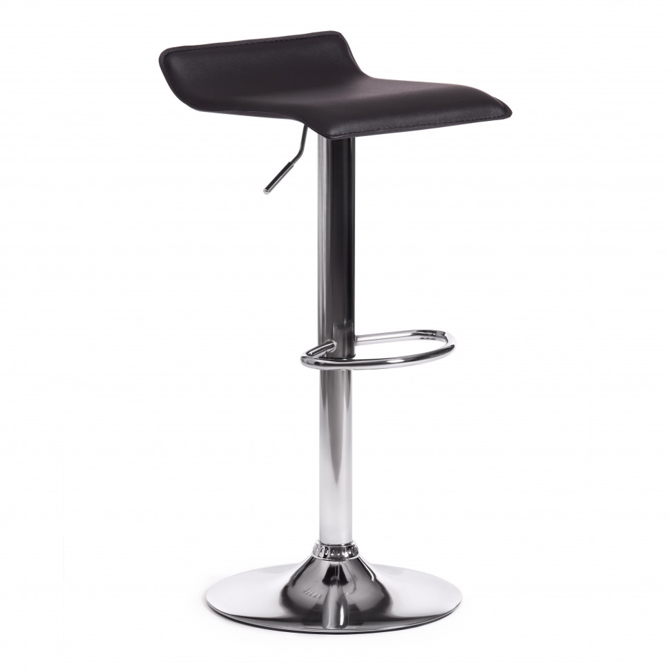 Стул барный Kost/Кост (мод. KY509) металл, экокожа, 38х39х63-84см, черный/хром