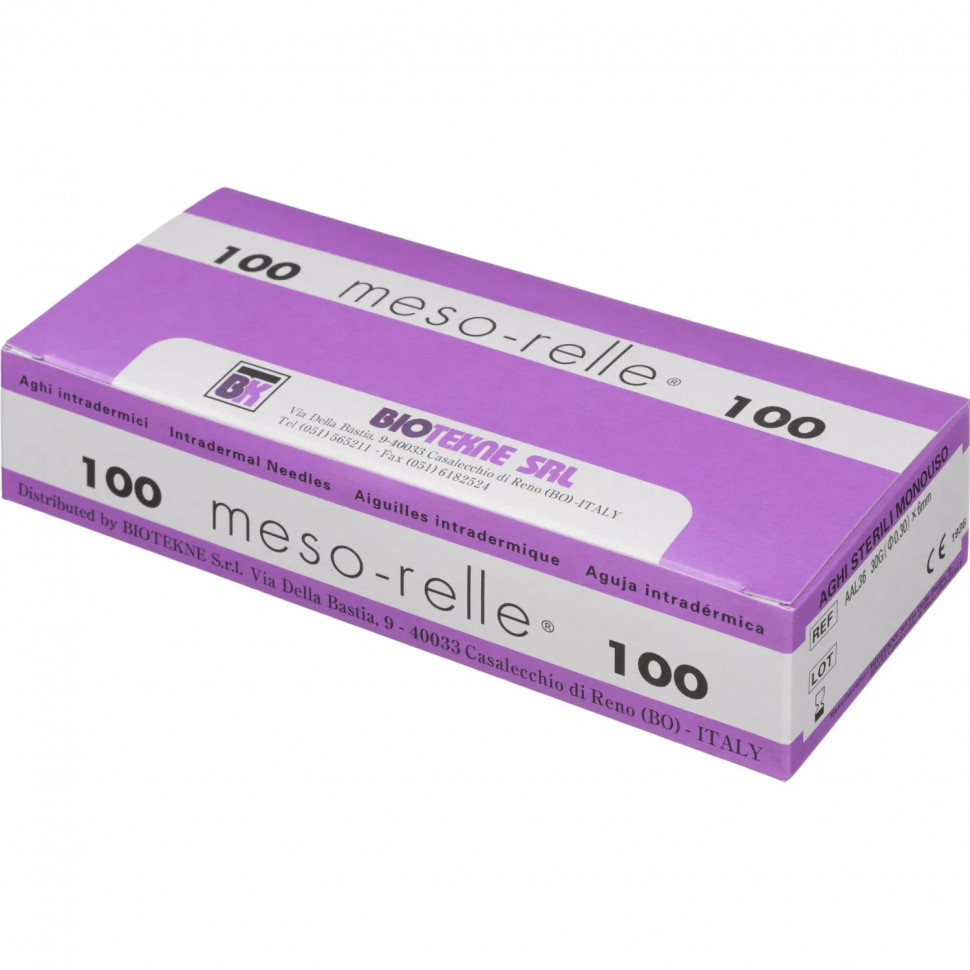 Игла для мезотерапии 30G (0,3x6мм) Meso-relle 100шт/уп