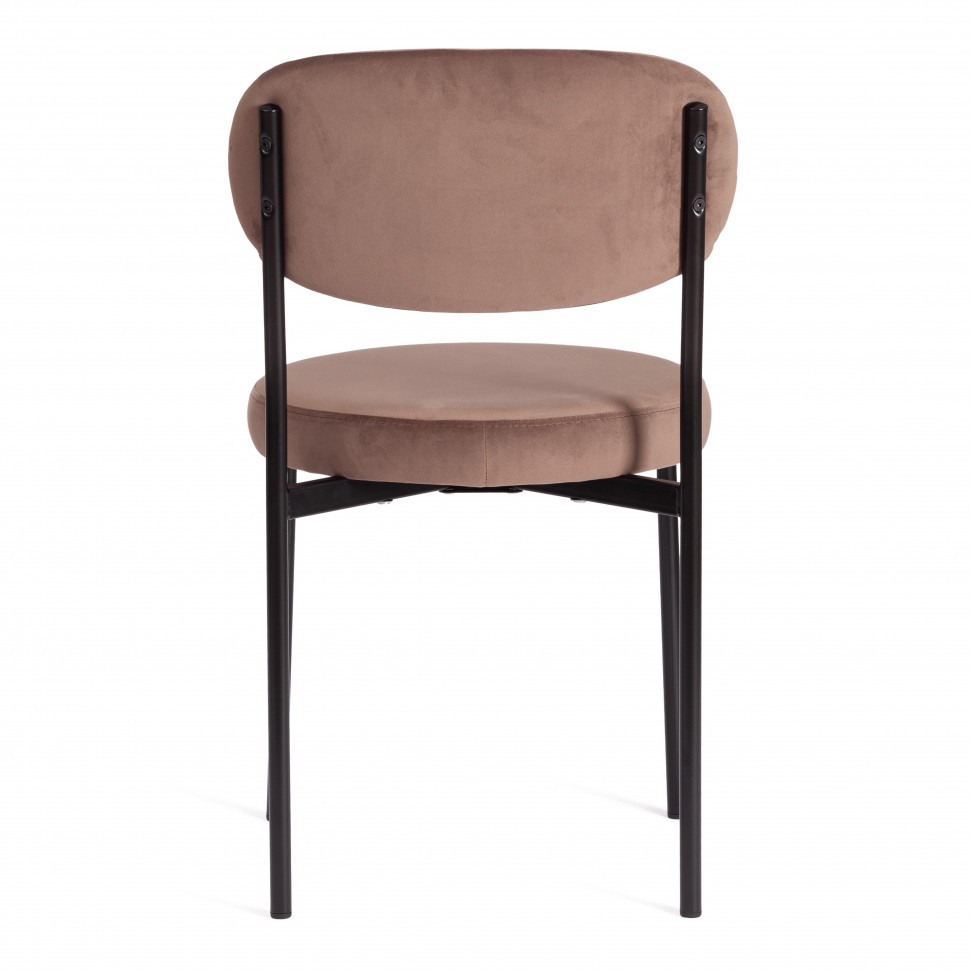 Стул REVO (mod. 7033) / 1 шт. в упаковке ткань/металл, 47х54х82 см, высота до сиденья 47 см, коричневый barkhat 12/черный