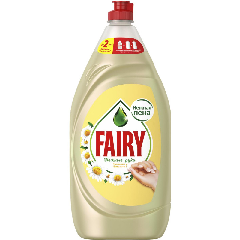Средство для мытья посуды Fairy Нежные руки Ромашка 1,350л