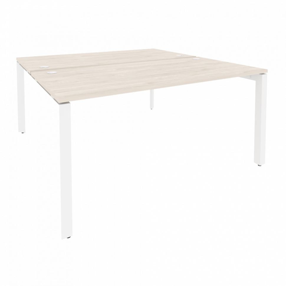 Onix Рабочая станция на П-образном м/к O.MP-D.RS-2.4.8 Денвер Светлый/Металл Белый 1580*1635*750 Onix Рабочая станция на П-образном м/к O.MP-D.RS-2.4.8 Денвер Светлый/Металл Белый 1580*1635*750