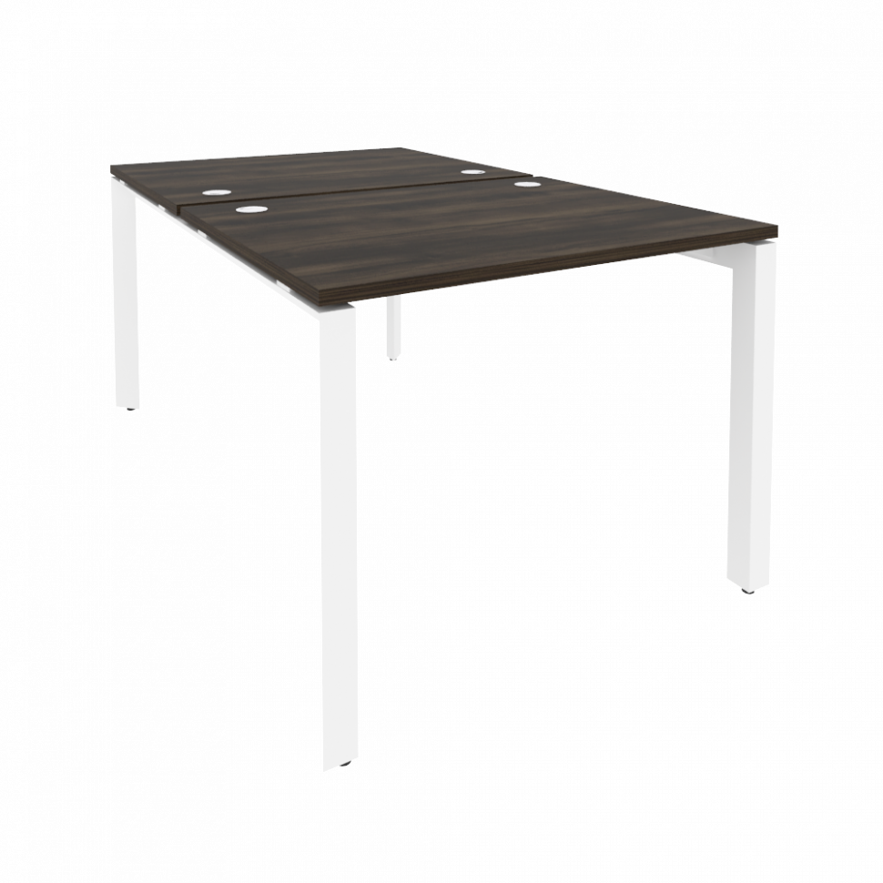 Onix Рабочая станция на П-образном м/к O.MP-D.RS-2.1.8 Дуб Мали/Металл Белый 980*1635*750