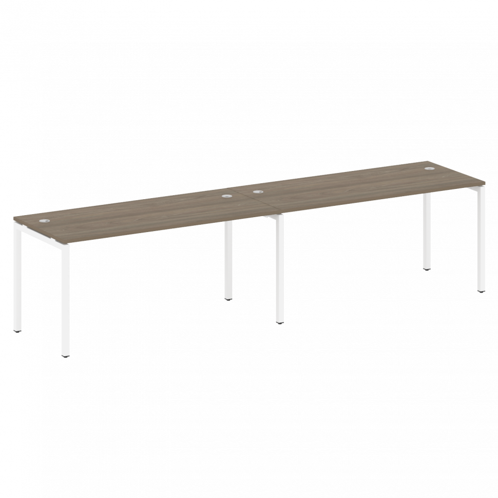 Metal System Quattro Рабочая станция на 2 места на П-образном м/к 40БП.СМ-2.4 Вяз Благородный/Металл Metal System Quattro Рабочая станция на 2 места на П-образном м/к 40БП.СМ-2.4 Вяз Благородный/Металл