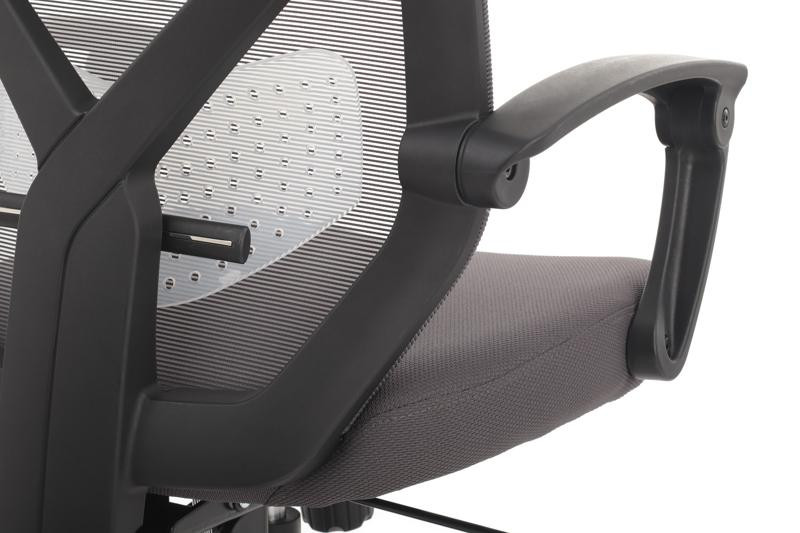 Кресло Оливер RCH W-203AC Черный пластик/Серый