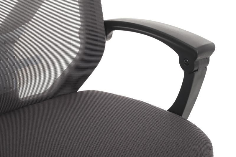 Кресло Оливер RCH W-203AC Черный пластик/Серый