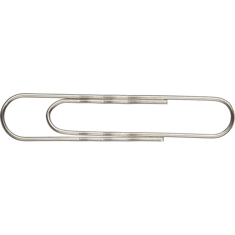 Скрепки Attache никелированные, 78 мм, гофрированные,европодвес, 30 шт/уп