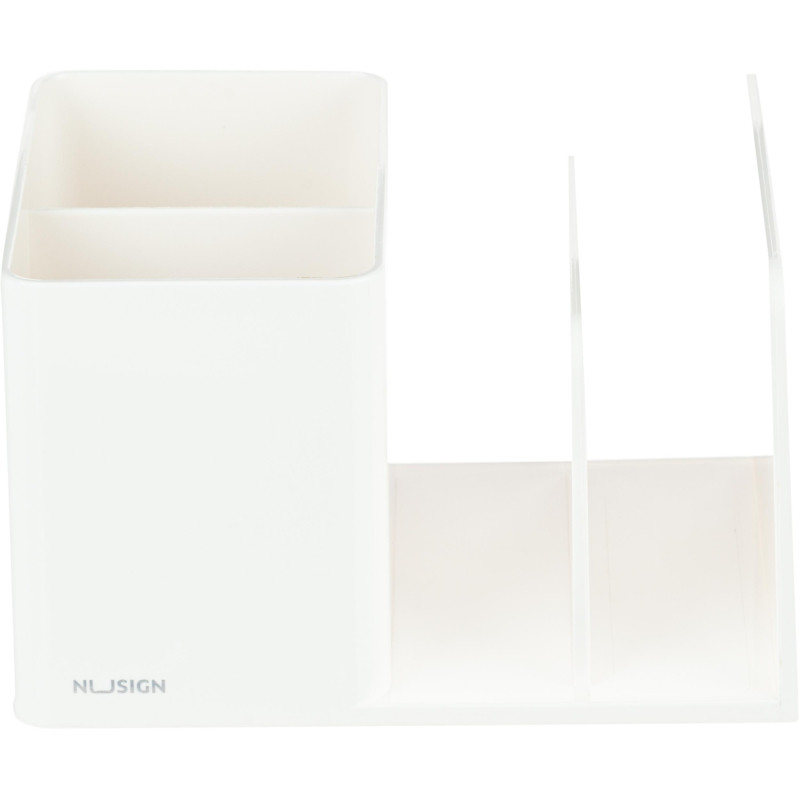 Подставка-органайзер д/канц.мел Deli NuSign ENS950white 120х155х96 4отд бел