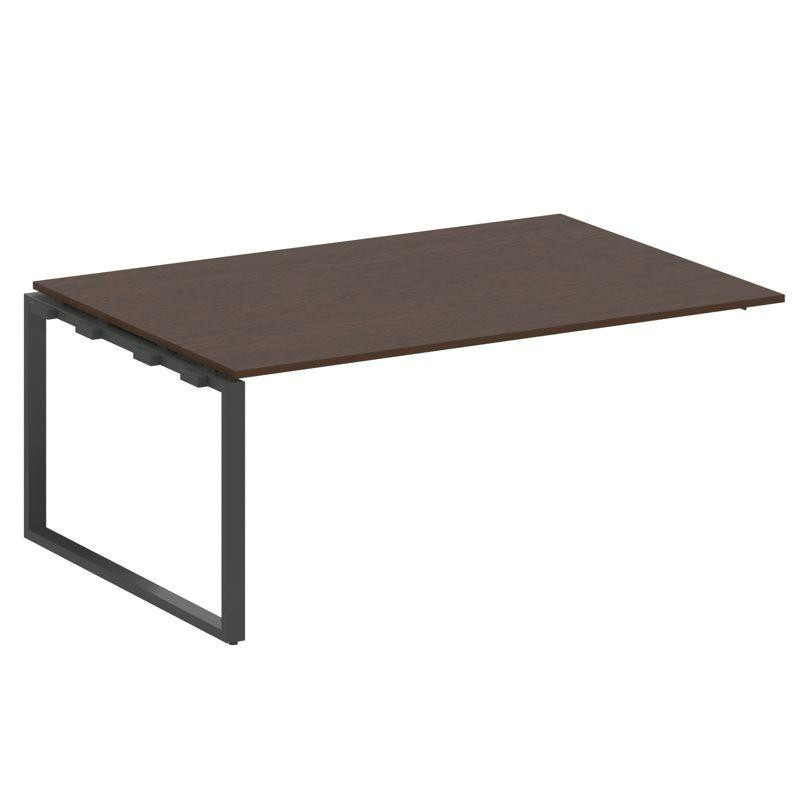 Metal System Проходной элемент перег. стола на О-образном м/к БО.ППРГ-5 Венге Цаво/Металл Антрацит 1