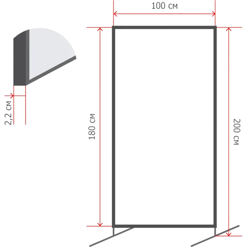 Доска модерационная магнитно-маркер. мобильн. Комус Mobile 1000х1800, h2000