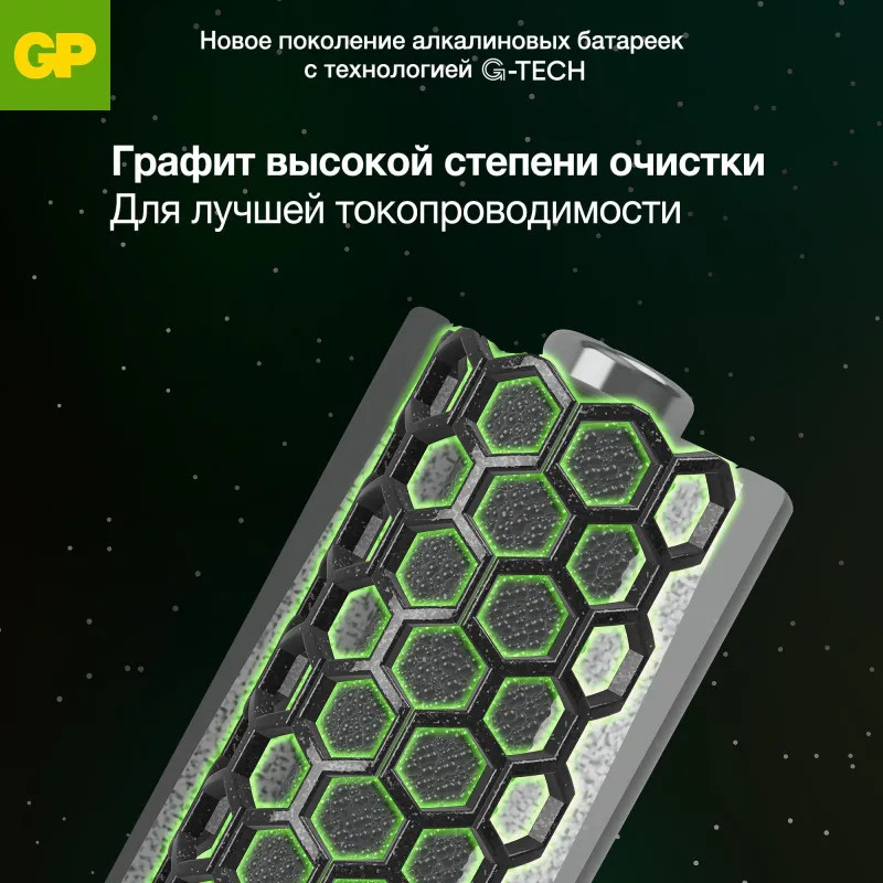 Батарейка GP Super AAA/LR03/24A 24A-2CR2/14AA21-2CRSBC2 алкалин. бл/2
