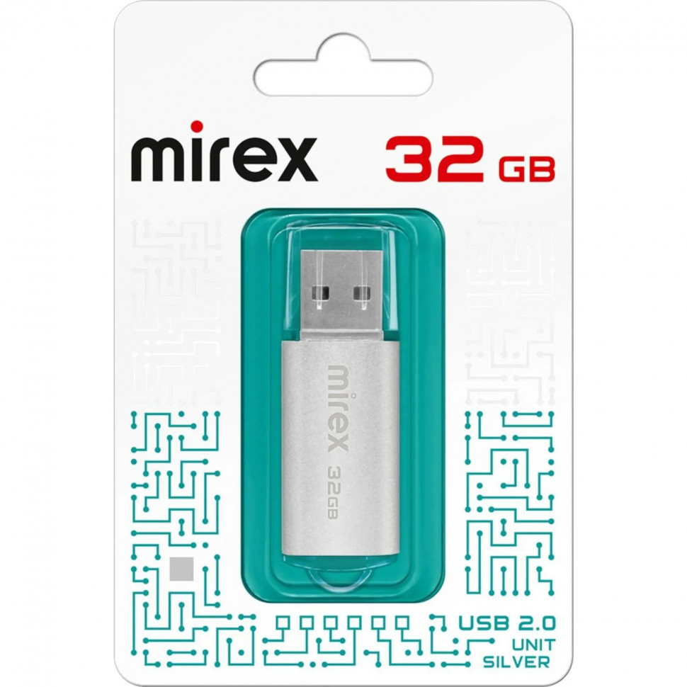 Флеш-память Mirex USB UNIT SILVER 32Gb (13600-FMUUSI32 ) Флеш-память Mirex USB UNIT SILVER 32Gb (13600-FMUUSI32 )