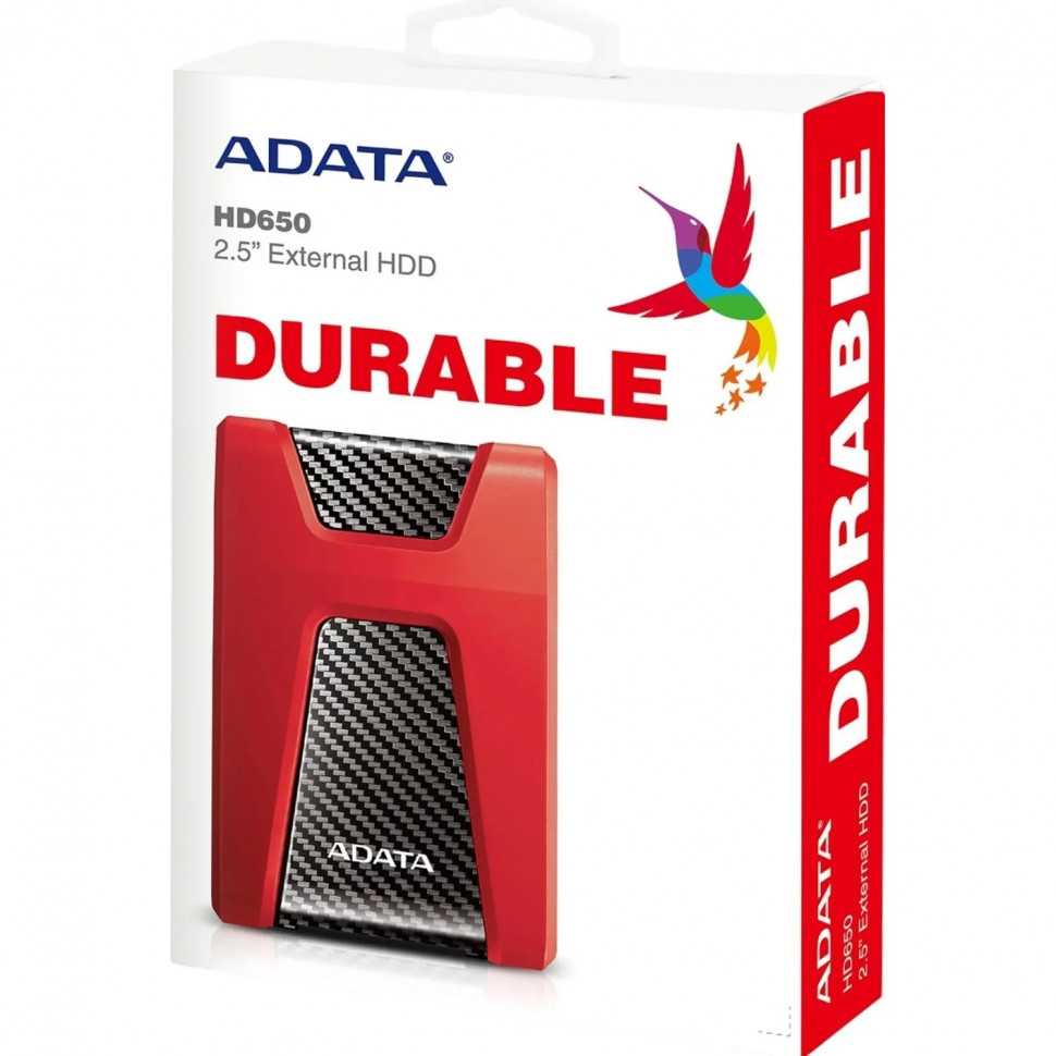 Портативный HDD ADATA HD650,1TB, 2,5, USB 3.1, AHD650-1TU31-CRD