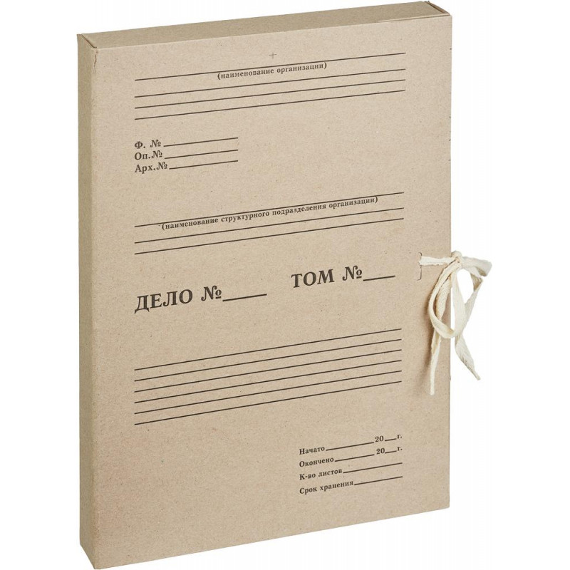 Короб архивный Отчет Архив Attache на завязках 35 мм Короб архивный Отчет Архив Attache на завязках 35 мм