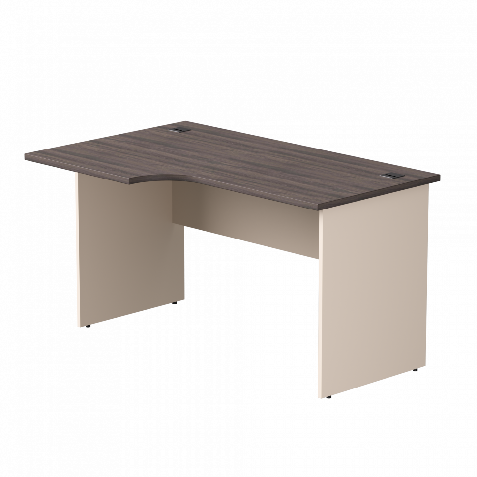 Стол эргономичный левый Everprof EVO (ЭВО) опоры ЛДСП 1380х670(870)x755 мм Дуб Пасадена/Кашемир