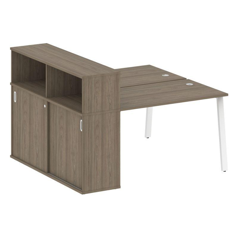 Metal System Рабочая станция с шкафом-купе на А-образном м/к БА.РС-СШК-2.2 Т Вяз Благородный/Металл Metal System Рабочая станция с шкафом-купе на А-образном м/к БА.РС-СШК-2.2 Т Вяз Благородный/Металл