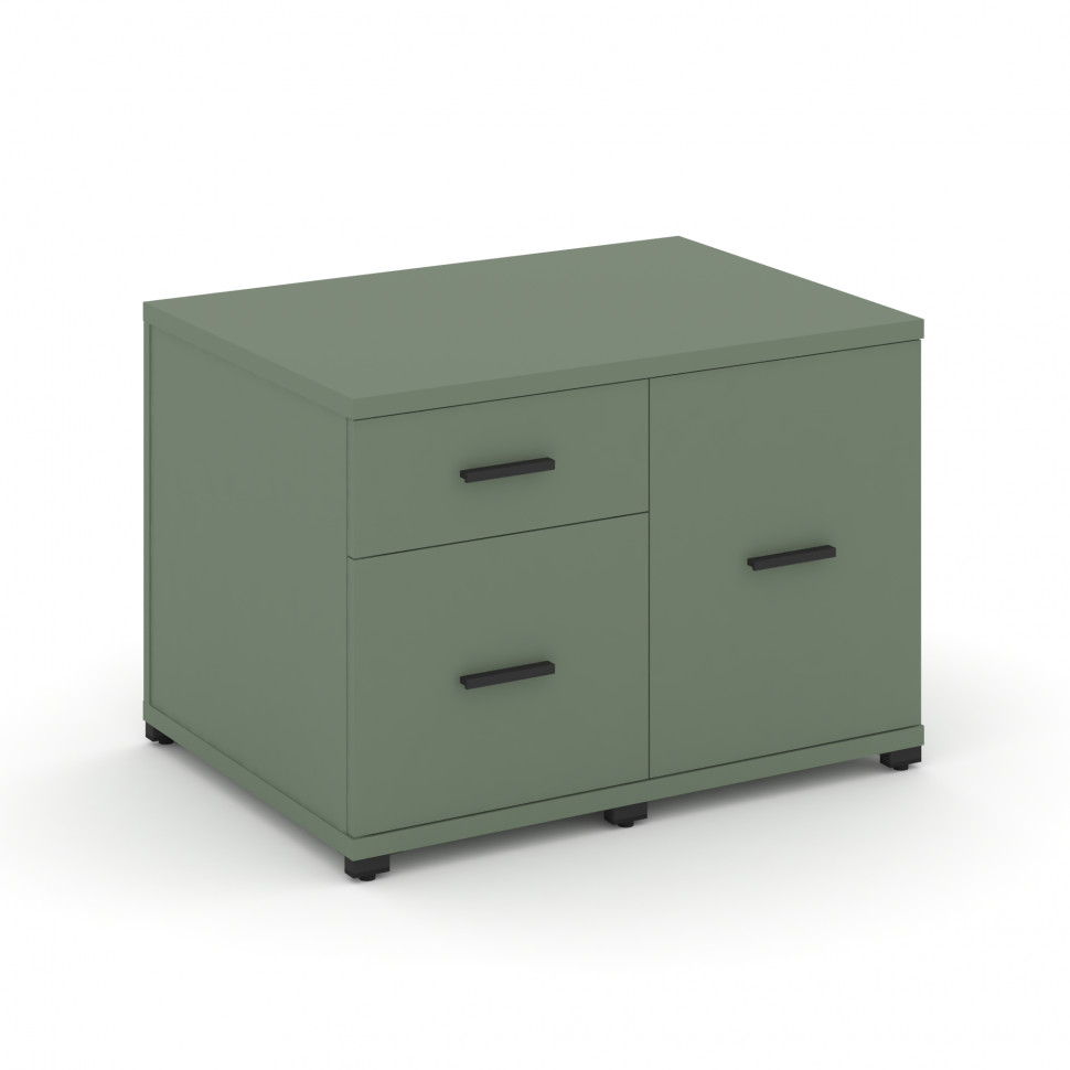 Concept Тумба приставная сервисная CN.TSR-001 B Кобо/Металл Черный 836*600*583