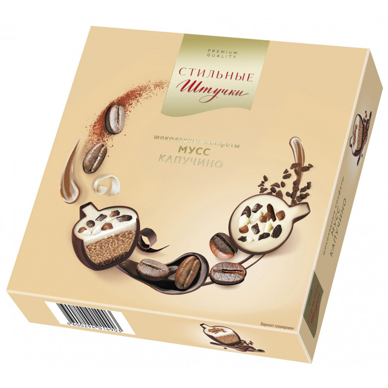 Конфеты Столичные штучки Мусс Капучино, 104г