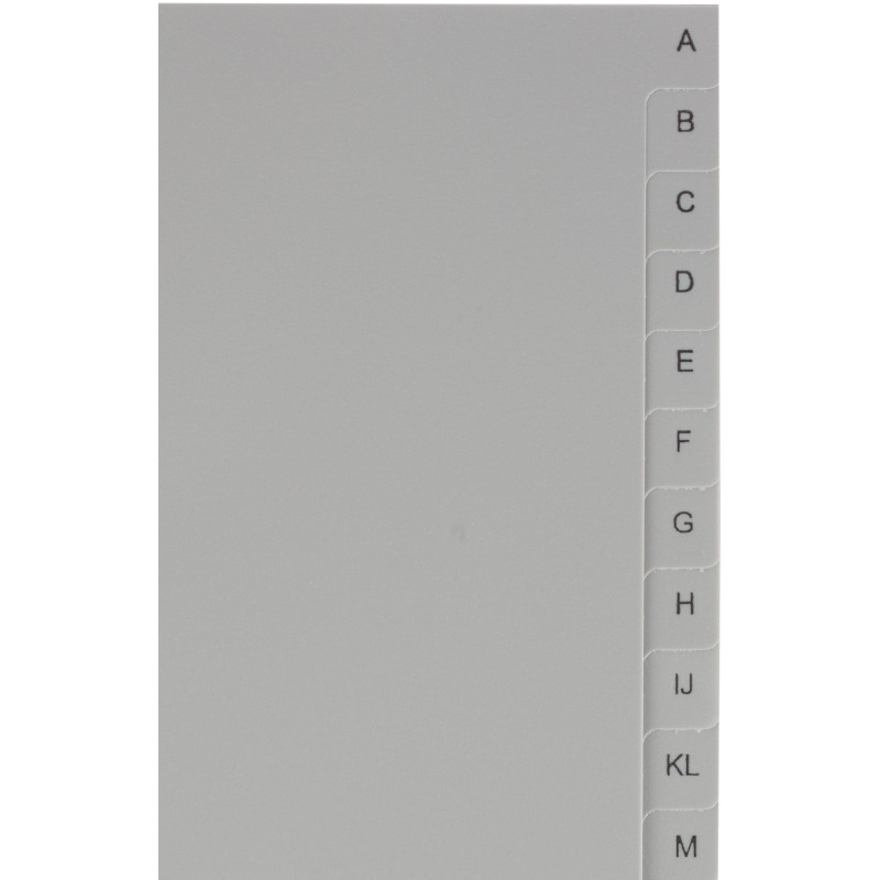 Разделитель листов из сер.пласт. алфавит А-Z ,Attache, А4, 20 разделов