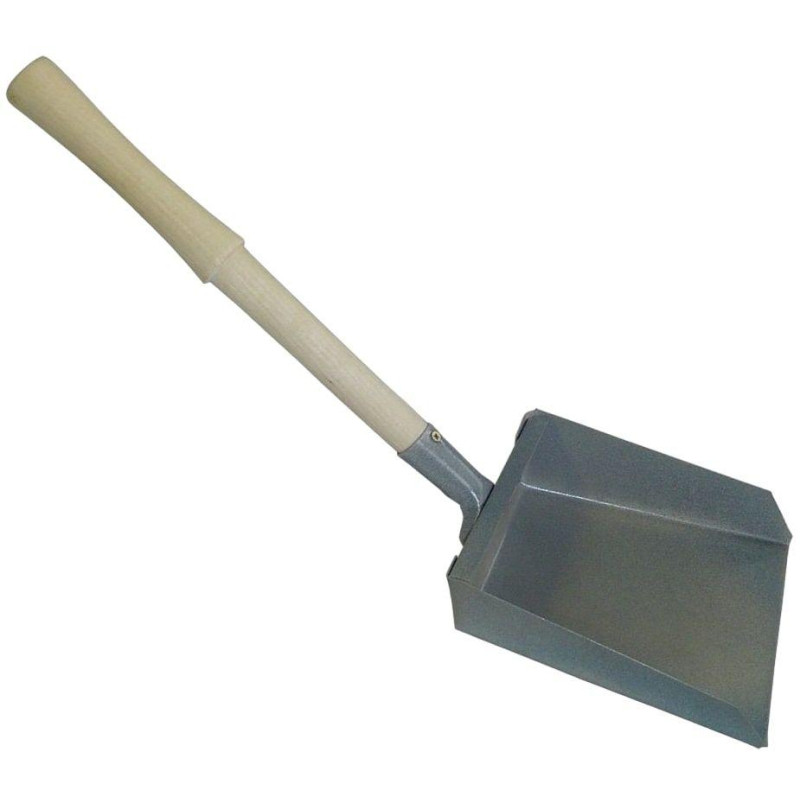 Совок для мусора металл окрашен-й открытй шир19 см дерев/ручка 31 см 9573 Совок для мусора металл окрашен-й открытй шир19 см дерев/ручка 31 см 9573