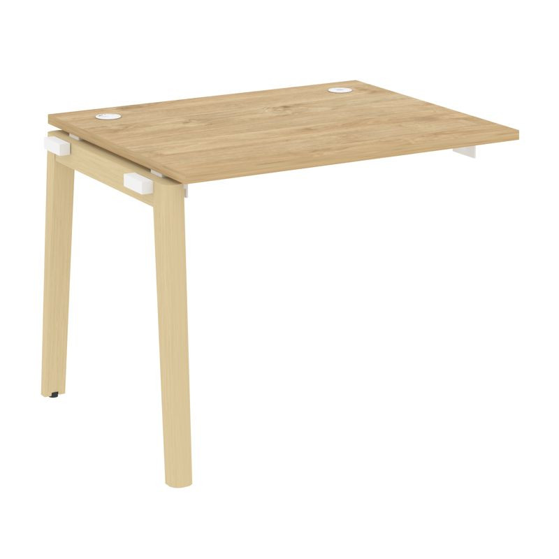 Onix Wood Наборный эл. раб. станции OW.1.NRS-1.8 Тиквуд Светлый/Дуб Светлый/Металл Белый 980*800*750