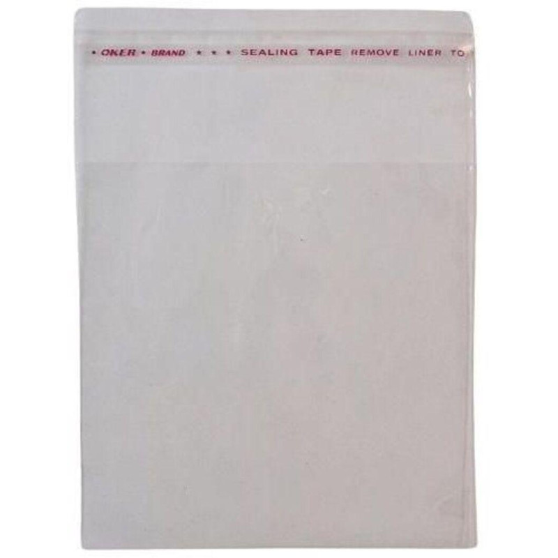 Пакет ПП 15x15+4  с клеевым клапаном 20мкм 100 шт/уп