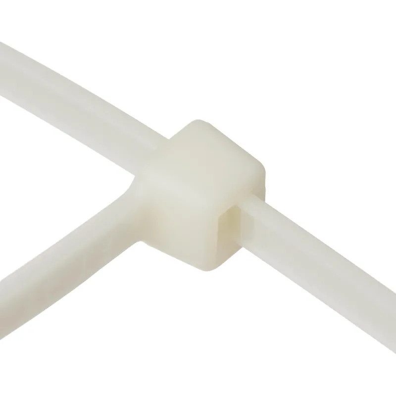 Хомут стяжка нейлоновая морозост TOPFORT 4х300 (3,6х300 мм) белый 100 шт/уп